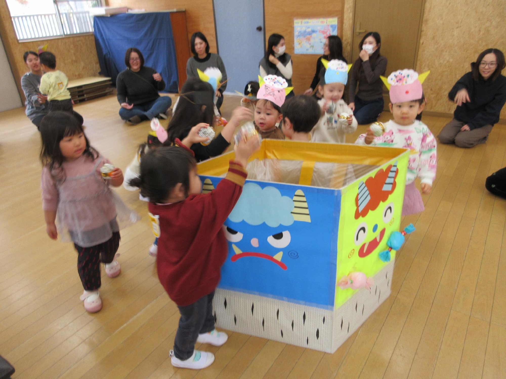 プレ保育【ねぎしっ子クラブ】第１６回１月２８日　ちゅーりっぷぐみ