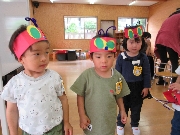プレ保育「ねぎしっ子クラブ」第2回の様子です。すずらんぐみ