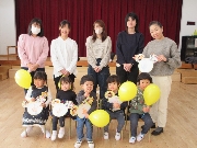 プレ保育「ねぎしっ子クラブ」第17回の様子です 　　　ちゅーりっぷぐみ